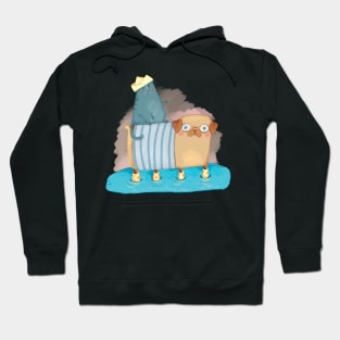 Pug water Hoodie